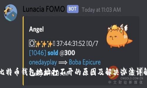 比特币钱包地址打不开的原因及解决办法详解